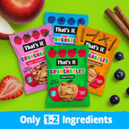 That's it. Fruit Crunchables Variety Pack, Fruit Snacks for Kids, 100% Fruit Crisps, Plant-Based, Non-GMO, Gluten-Free, No Sugar Added (16 Pack)