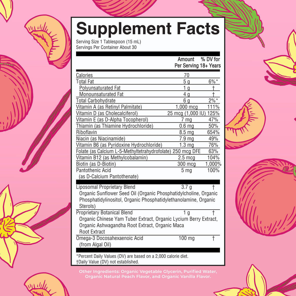 MaryRuth Organics USDA Organic Multivitamin for Women, Sugar Free Womens Multivitamin, Liquid Vitamins for Women, Immune Support Supplement, Ashwagandha, Methylfolate, Vegan, Non-GMO, 15.22 Fl Oz