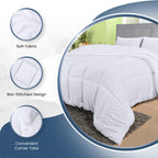 Utopia Bedding Duvet Insert, Comforters Queen Size 88 x 88 Inches, White