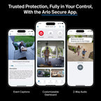 Arlo Video Doorbell HD | 2nd Gen | Wireless/Wired Option, 2-Way Audio, Night Vision, Head to Toe Video View, Integrated Siren | Live Stream | Real Time Notifications |180 Deg Wide View, White