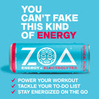 ZOA Zero Sugar Energy Drink, Variety Pack, 12 Pack, 12 Fl Oz