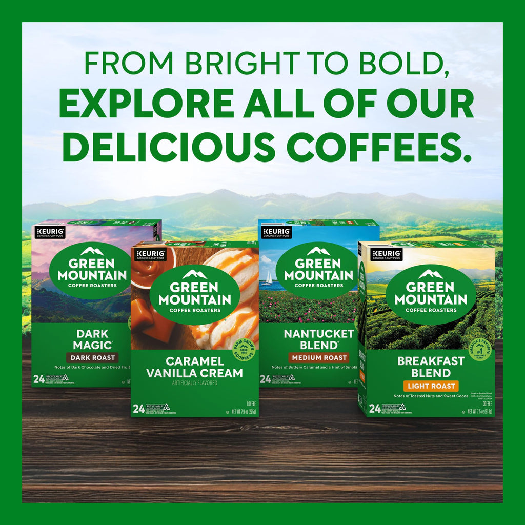 Green Mountain Breakfast Blend Coffee, K-Cup Pods, 48 Count