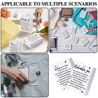 Sinmoe 120 Pack Funeral Tissues Packs for Guests Memorial Keepsakes Facial Pocket Tissues Favors Inspirational Poem 3 Ply Mini Travel Size Tissue Packs for Guests Relatives Family (Memorial)