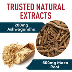 WINDSOR BOTANICALS Myo-Inositol & D-Chiro Inositol 40:1 Ratio - Inositol Supplements with Maca Root & Ashwagandha - 120 Vegan Capsules