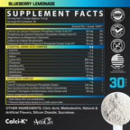 Nutrex Research EAA Hydration | EAAs + BCAA Powder | Muscle Recovery, Strength, Muscle Building, Endurance | 8G Essential Amino Acids + Electrolytes | Blueberry Lemonade 30 Servings
