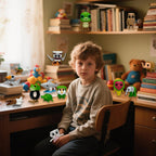 HGDFEOC 14 Pcs Italian Brainrot Action Figures,Cute Italian Brainrot Toy Cartoon Cake Toppers Birthday Decorations Gift for Game Fans Office Room Figurine Decor