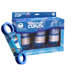 Touch Up Cup Paint Storage Containers and Paint Roller Cleaner Tool, 3 Plastic Painting Cups with Lids, 1 Paint Remover Tool, As Seen On Shark Tank Products