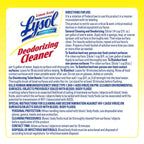 Lysol Professional Lysol Professional Disinfectant Deodorizing Cleaner 128 Pack of, Yellow, Lemon, 512 Ounce, (Pack of 4)