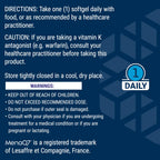 Life Extension Super K, Vitamin K1, Vitamin K2 mk-7, Vitamin K2 mk-4, Heart Health, arterial Health, Calcium Balance, 3-Month Supply, Gluten-Free, 1 Daily, Non-GMO, 90 softgels