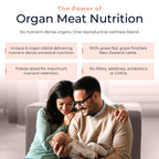Molecular Fertility Beef Organ Complex - Pasture-Raised, Grass Fed Beef Liver, Brain, Heart, Spleen, Pancreas Blend, Healthy Hormone Balance and Fertility Supplement for Women and Men, 180 Capsules
