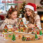 INSOON Advent Calendar 2026 Gingerbread House Mini Building Set with Lights