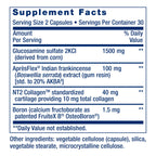 Life Extension ArthroMax® Advanced NT2 Collagen™ & AprèsFlex®, glucosamine sulfate, Boswellia (Indian Frankincense), Joint Health, Mobility, Gluten-Free, Non-GMO, 60 Capsules