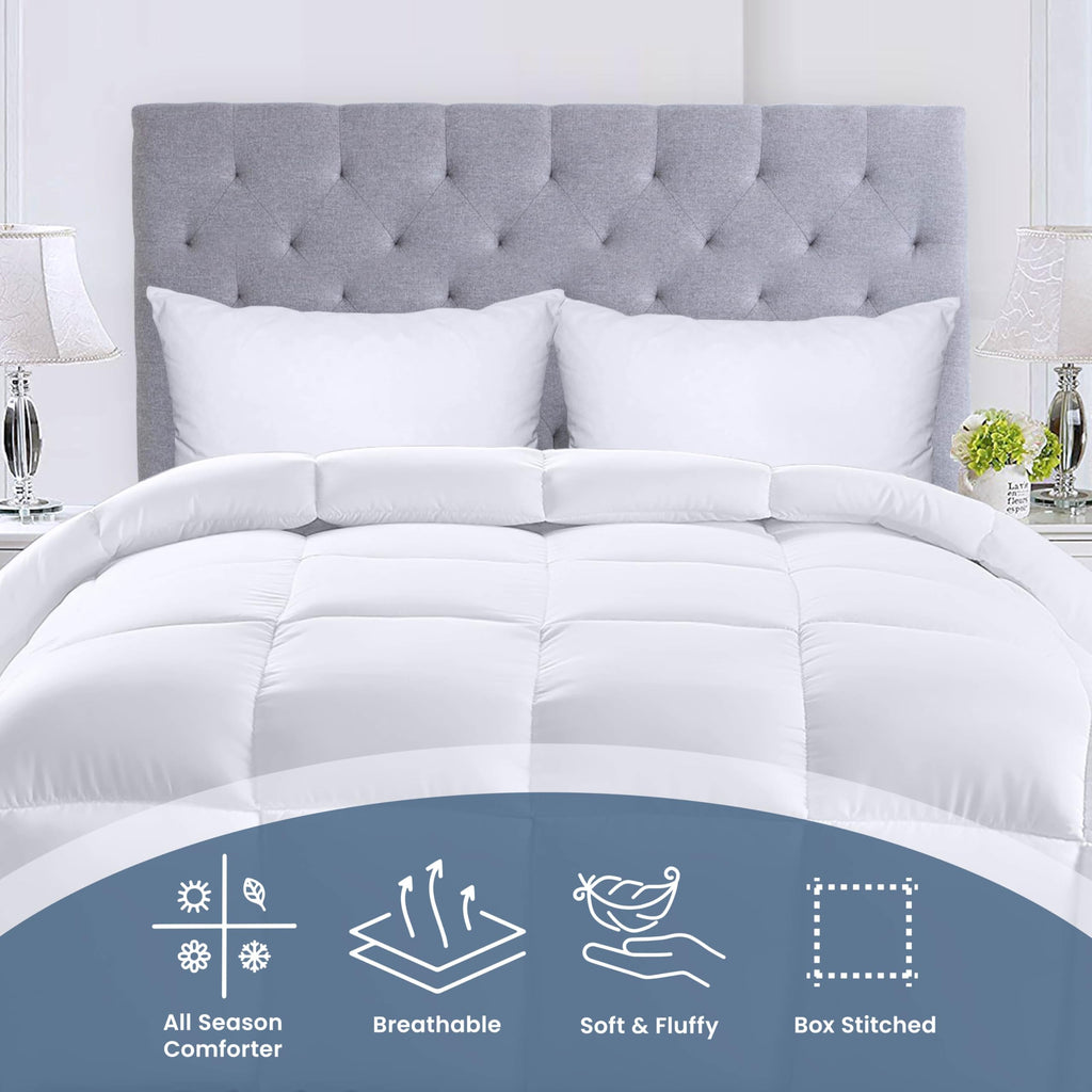 Utopia Bedding Duvet Insert, Comforters Queen Size 88 x 88 Inches, White