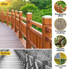 Goovilla 4x4 Post Caps White(Actual 3.5" x 3.5"), 8 Pack Fence Post Caps with 16 Screws and Easy Installation, Sturdy Waterproof Plastic Deck Post Caps with Frosted Finishing Touch, Protect Wood Post