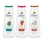 Dove Body Wash 3 Count Mixed Pack for Renewed, Healthy-Looking Skin Gentle Skin Cleanser with 24hr Renewing MicroMoisture