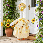 Porch Goose Summer Outfit for 23 Inch Statue, Sunflower Porch Goose Outfit