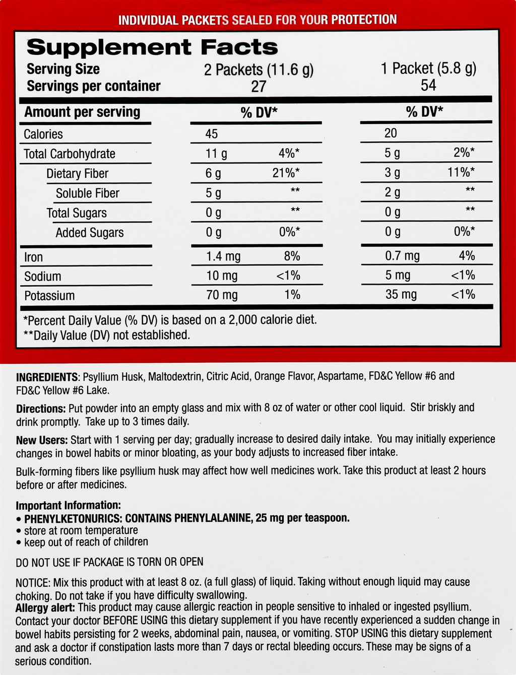 Leader Psyllium Husk Powder Supplement 4-in-1 Fiber for Digestive Health, Plant Based 100% Natural Psyllium Husk Daily Fiber, Sugar Free, Gluten Free, Non-GMO (10 OZ)