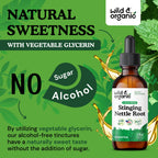 Wild & Organic Stinging Nettle Root Drops - Stinging Nettle Extract Tincture for Men & Women - Liquid Urtica Dioica Supplement - Vegan, Sugar & Alcohol-Free - 2 fl oz