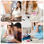 Women's Wedding Emergency Kit for Bride Wedding Survival Set with Makeup Bag, 42 Pc Wedding Daily Travel Essential Items