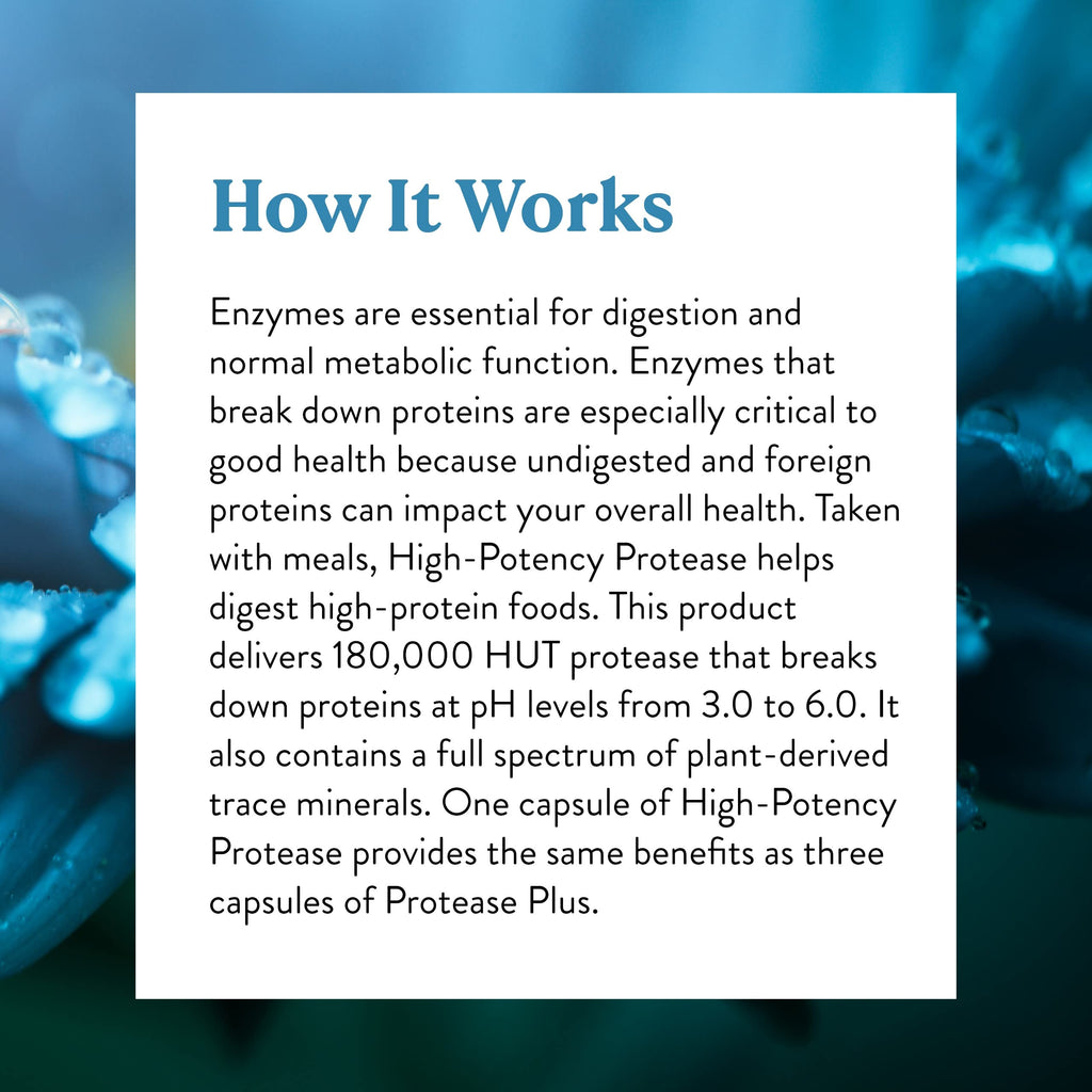 Nature's Sunshine High Potency Protease 60 Capsules