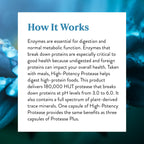 Nature's Sunshine High Potency Protease 60 Capsules