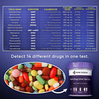 Prime Screen 14 Panel Urine Drug Test Cup - Instant Testing Marijuana (THC),OPI,AMP, BAR, BUP, BZO, COC, mAMP, MDMA, MTD, OXY, PCP, PPX, TCA [50 Pack]