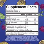 MaryRuth Organics Sugar Free Immunity Gummies | Powerful Blend | Elderberry Vitamin C & Zinc | Vitamin D3 & Echinacea | Immune Support Supplement | Gummies for Kids & Adults | Vegan | Non GMO | 90ct