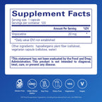 Pure Encapsulations Vinpocetine 20 mg - Brain & Cerebrovascular Support - Memory Support - Gluten-Free & Non-GMO - 120 Capsules