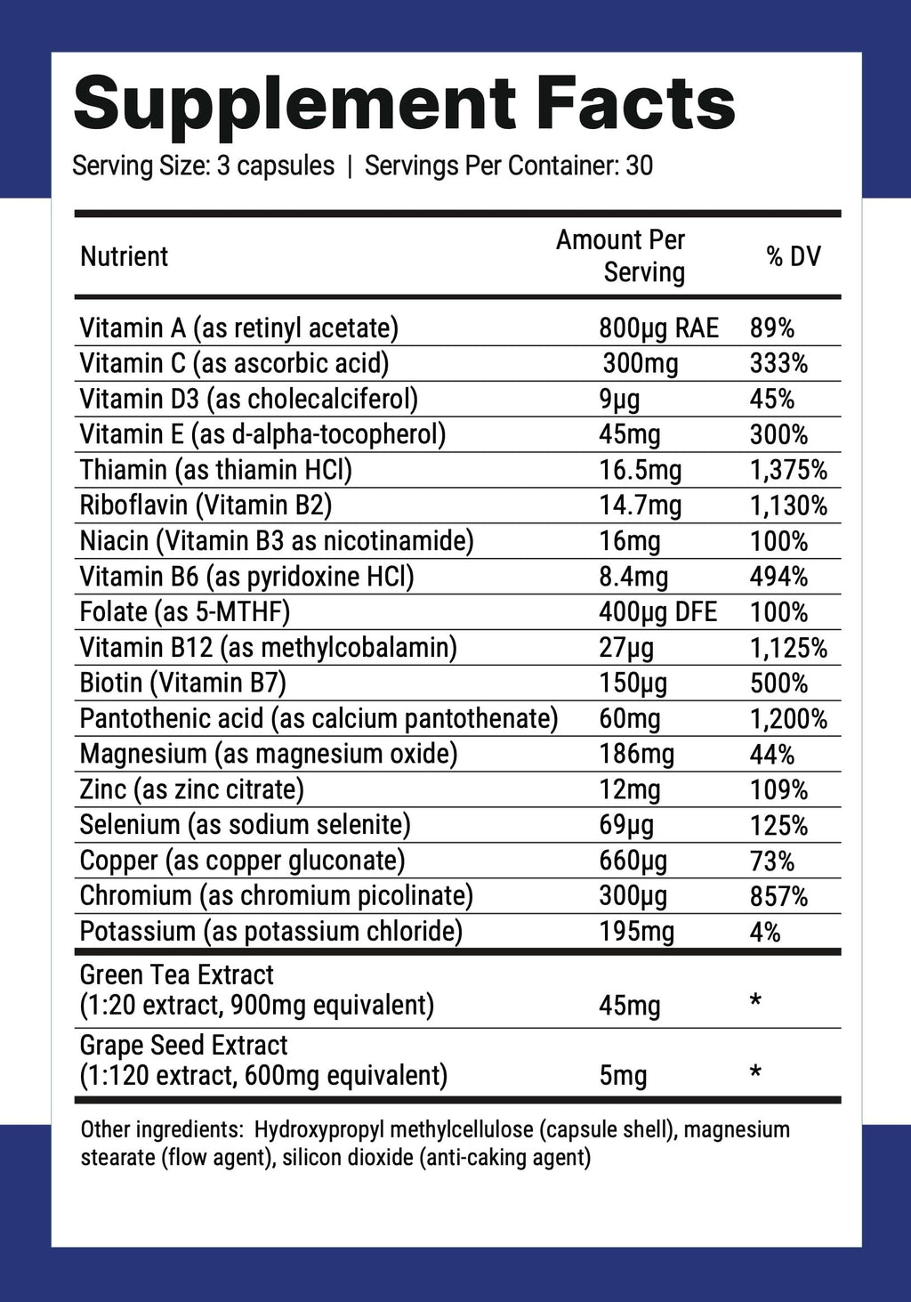 Nutri-Align Multivit | 90 Multivitamin Capsules for Keto | 20 Essential Vitamins and Minerals with Green Tea Extract and Chromium | Low Carb Keto Support Multi Vitamin | Sugar Free and Zero Carb