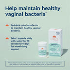 Uqora Promote - Support Vaginal Health* - Probiotic for Women with Lactoferrin, Lactobacillus Acidophilus & Lacticaseibacillus Rhamnosus - Vaginal Probiotics - Gluten-Free - 30 Capsules (2 Pack)