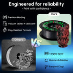 HP3DF 3D Printer Filament Galaxy Black 1KG,Shiny PLA Filament 1.75mm, Dimensional Accuracy+/-0.02mm, 1KG Spool (2.2 lbs), Fit Most FDM Printer(Galaxy Black)