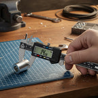 NEIKO 01407A Electronic Digital Caliper Measuring Tool, 0-6 Inches Stainless Steel Construction with Large LCD Screen Quick Change Button for Inch Fraction Millimeter Conversions, Digital Caliper