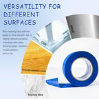COSIMIXO Blue Painters Tape 1.88 in x 60 Yds, 6 Rolls Pack – Professional Grade Blue Masking Tape for Painting, Protects Surfaces & Residue-Free Removal, Multi-Surface Use on Wall Painting, Labeling