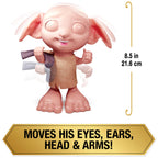 Wizarding World Harry Potter, Interactive Magical Dobby Elf Doll with Sock, over 30 Sounds & Phrases, 8.5-inch, Kids Toys for Ages 6 and up