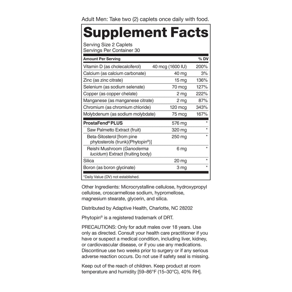 SUPER BETA PROSTATE Advanced with Saw Palmetto - Prostate Health Supplements for Men, Bladder & Urinary Support with Beta-sitosterol, Reishi, Saw Palmetto, Vitamin D, Zinc Oxide, Selenium - 120 Count