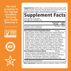 Garden of Life Vitamin Code Raw Vitamin C - 120 Capsules, 500mg Whole Food Vitamin C Capsules + Fruit & Veggie Blend & Probiotics, Supplements for Adults, Vegan, Gluten Free
