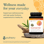 Youtheory Turmeric Extra Strength - 1,000 mg - Supports Muscle & Joint Health* - Contains Bioenhancers, Curcuminoids & Herbal Extracts - USP Verified - 180 Vegetarian Capsules (90-Day Supply)
