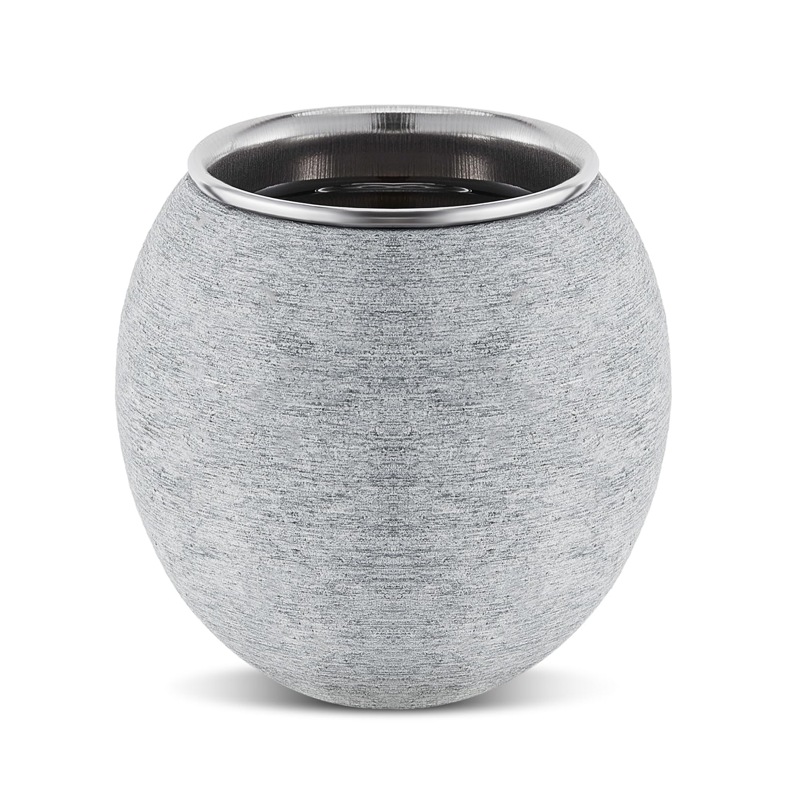 Hushee 1 Pc Sauna Aromatherapy Stone Cup, Sauna Essential Oil Diffuser, Aromatherapy Bowl Accessories with Stainless Steel Diffuser Bowl for Spa Luxury Oil Holder