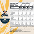 Quaker Instant Oatmeal Lower Sugar, 4 Flavor Variety Pack 44 Count (Pack of 1)