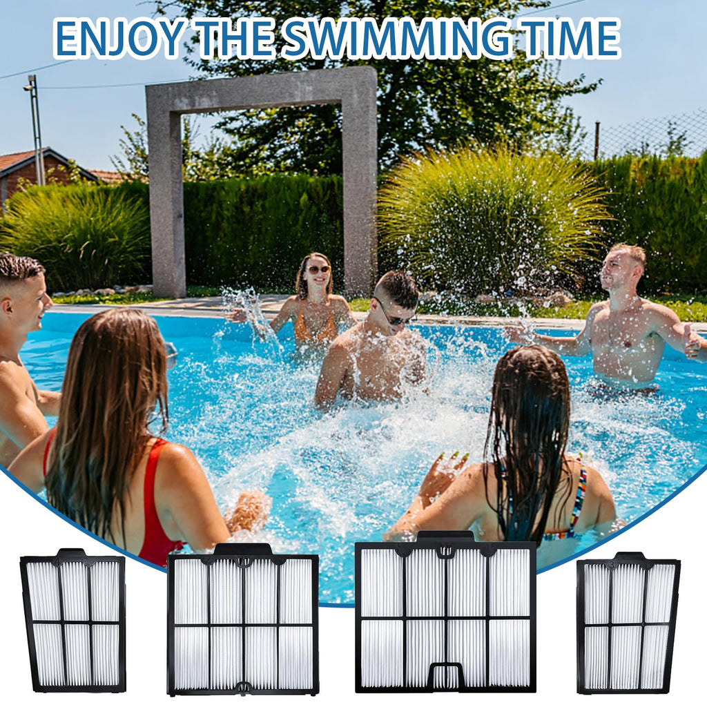Replace Part#9991467-R4 Ultra-Fine Filter Panels Compatible with Dolphin Robotic Pool Cleaners,Pleated Cartridge Filter Replacement for Dolphin S200,Proteus DX4,Active 20,Active 30,S300i,M600