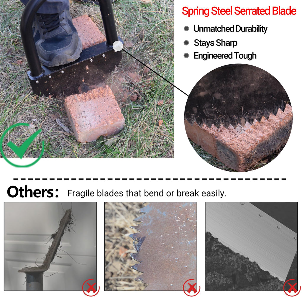 CKLT Edger Lawn Tool 41in Border Edger with Tempered Spring Steel Blade