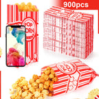 900 Pcs Popcorn Bags, 1 Oz Paper Popcorn Bag Individual Servings Bulk for Pop corn Machine Accessories Supplies Movie Nights Cinema Kitchen Supplies