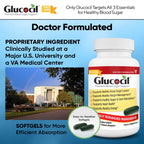 Glucocil – Softgels - Premium Blood Sugar Support - New Clinical Study Published March 2026-3 Million Bottles Sold - Supports the 3 Essentials for Healthy Blood Sugar - Since 2008, 2-Pack