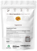 Micro Ingredients Black Seed Oil Softgels, 3,000mg, 240 Count | 2-in-1 Formula with Oil of Oregano, Carvacrol & Thymoquinone | Plant Based, Non-GMO