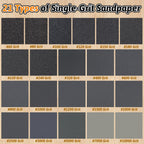 15 PCS Wet Dry Sandpaper 5000 Grit Sheets for Polishing & Finishing