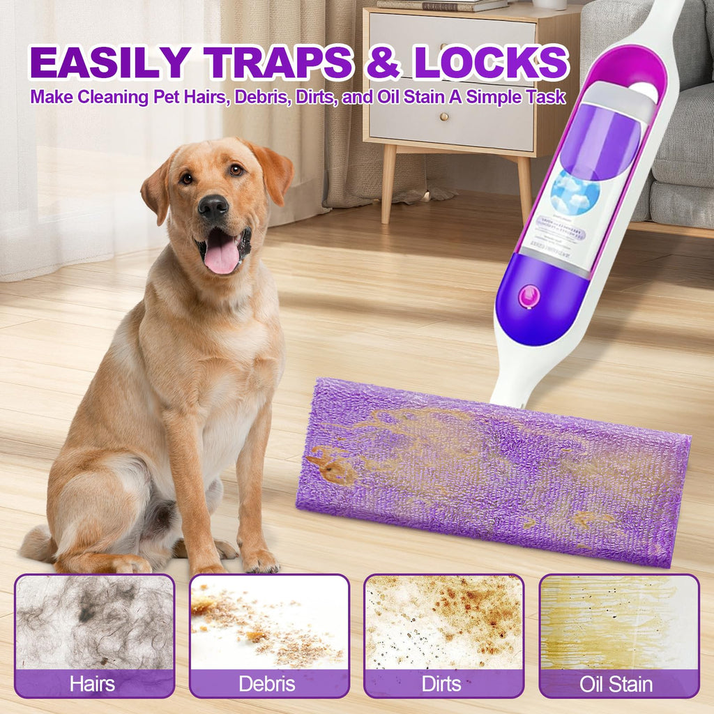 Orighty Reusable Mop Pads for Swiffer PowerMop, 20 Pack Power Mop Pads Refills for 13 ''-15 '' Spray Mop, Microfiber Mop Pads Refills for Multi-Surface Floor, Machine Washable