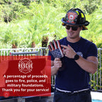 Grill Rescue Grilling Gloves 2.0 - Heat-Resistant Neoprene BBQ Gloves for Safe Grilling, Cooking, and Baking - Durable, One-Size-Fits-All - Version 2 (USA)