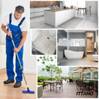 ITTAHO 2 Pack Grout Brush with Long Handle, 56.5'' Swivel Grout Cleaning Brush,V-Shape Grout Scrub Brush, Extendable Handle Grout Cleaner Brush for Tile Floors，Bathroom,Baseboard,Shower,Corner