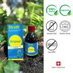 Strath Fermented Herbal Yeast Postbiotic - (8.4 Fl oz) Daily Nutritional Food Supplement Liquid | Supports Metabolism | Vegetarian | Lactose-Free | No Artificial Additives