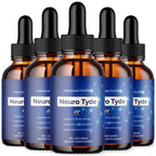 (5 Pack) Neuro Tyde Drops, Official NeuroTyde Memory and Focus Support Supplement, Advanced Overall Health and Wellness Vitamin with Maximum Strength Ingredients Supporting Brain Health (150 Servings)
